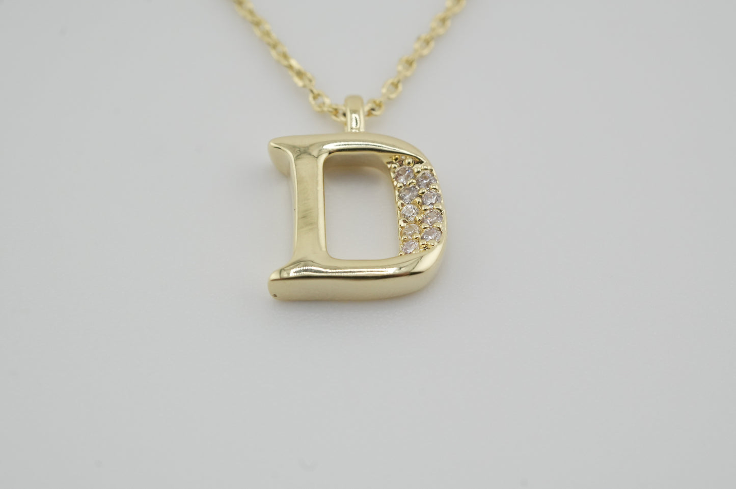 Golden Letter "D" Necklace