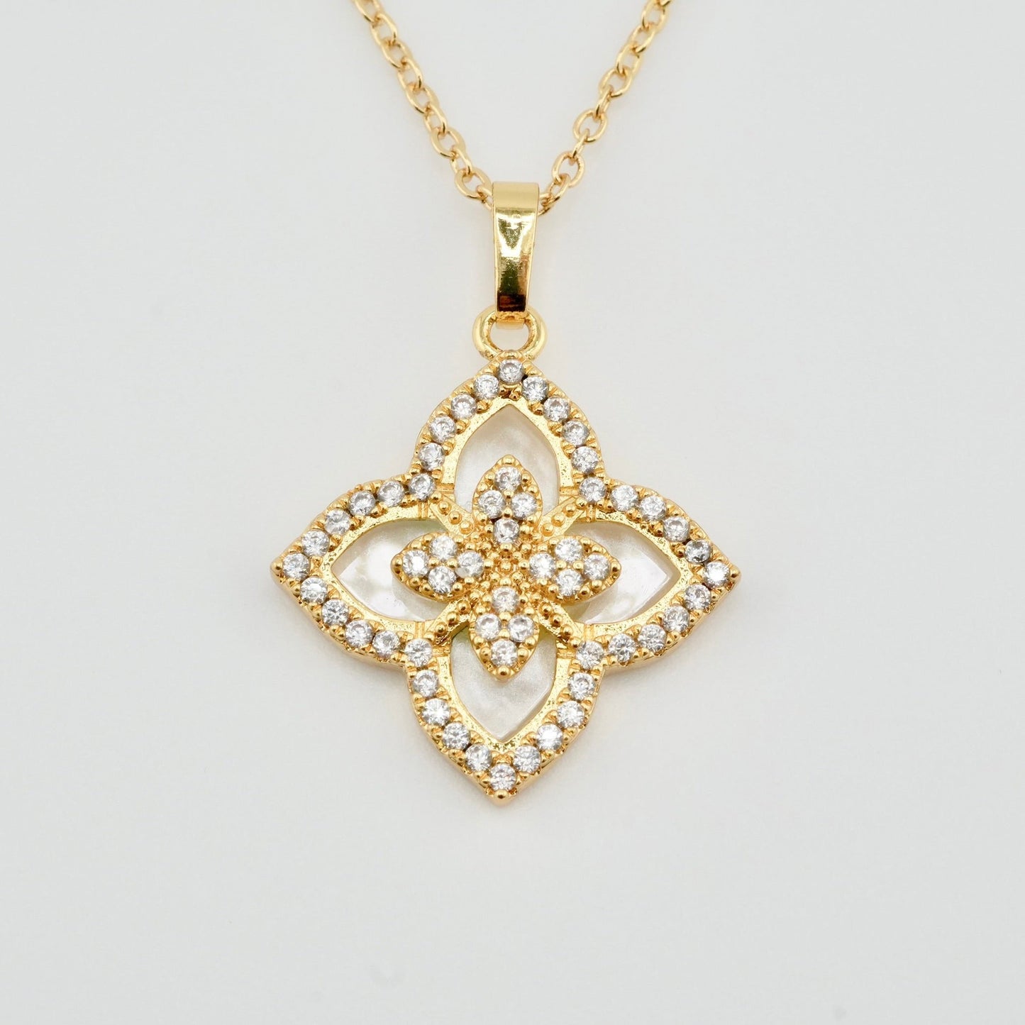 Radiant Bloom Pendant Necklace