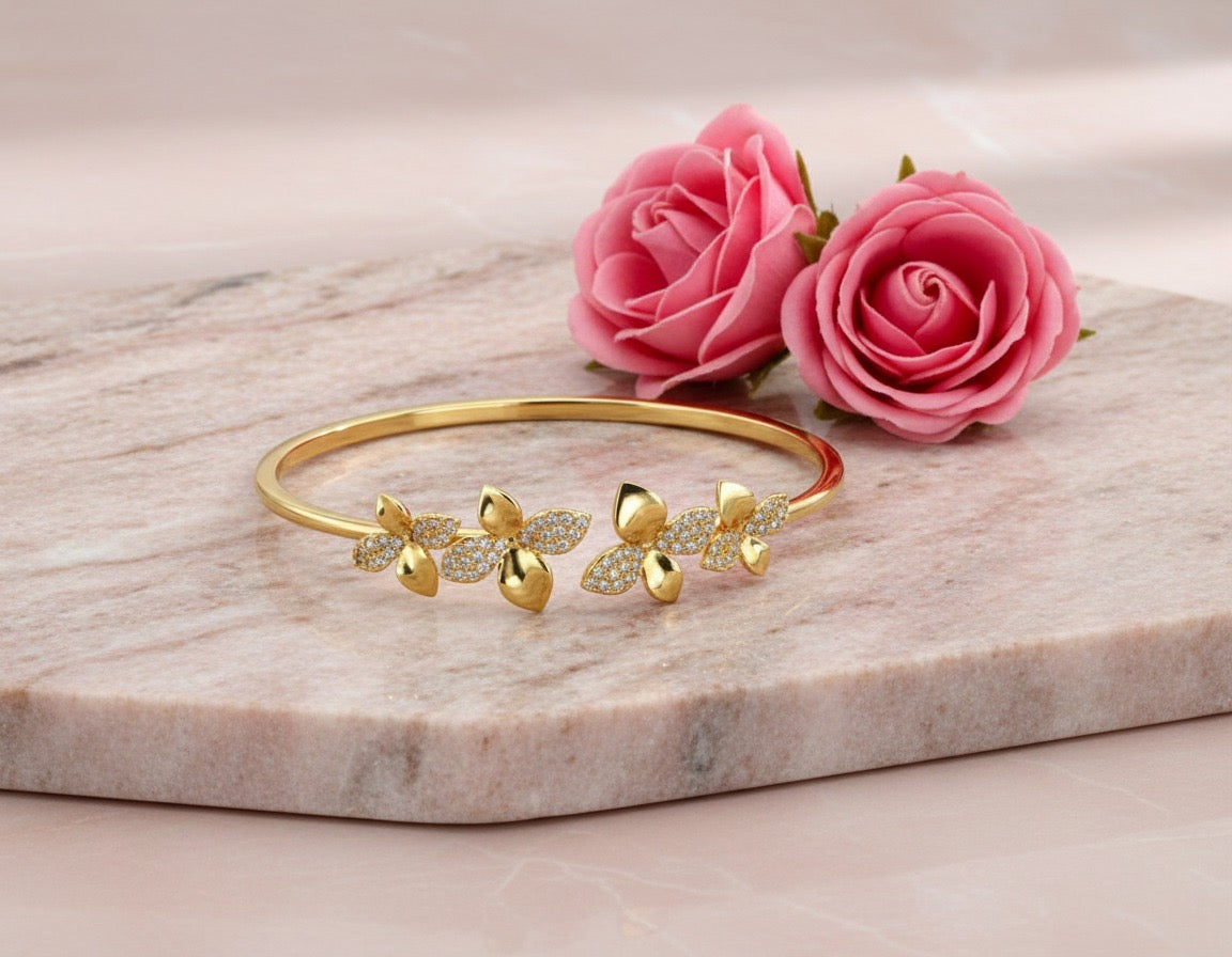 Blossom Crystal Bangle