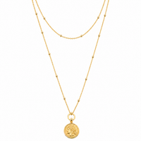 Ottoman Coin Layered Necklace