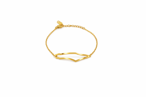 Palestine Map Bracelet