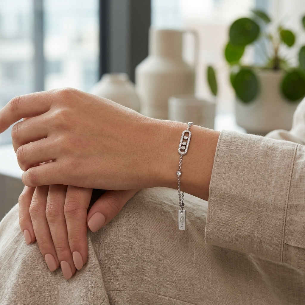 The Masterpiece Motion Chain Bracelet – Silver