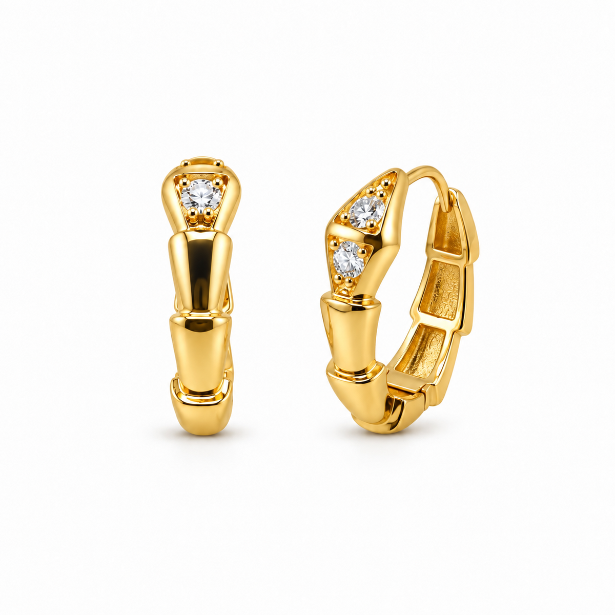 The Golden Arc Earrings