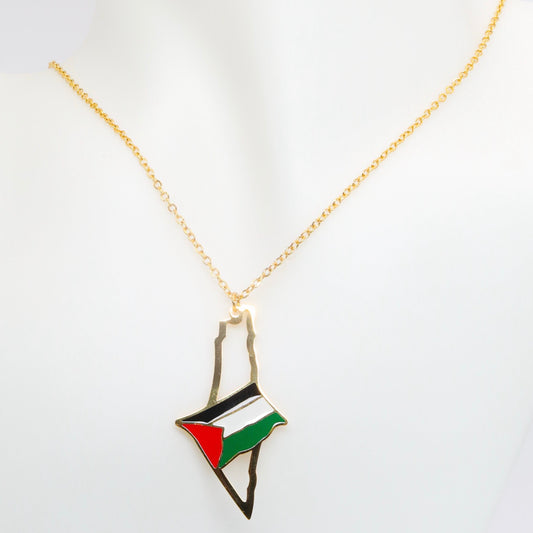 Palestinian Flag Necklace