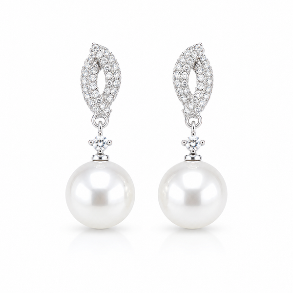 Pearl Royale Drop Earrings