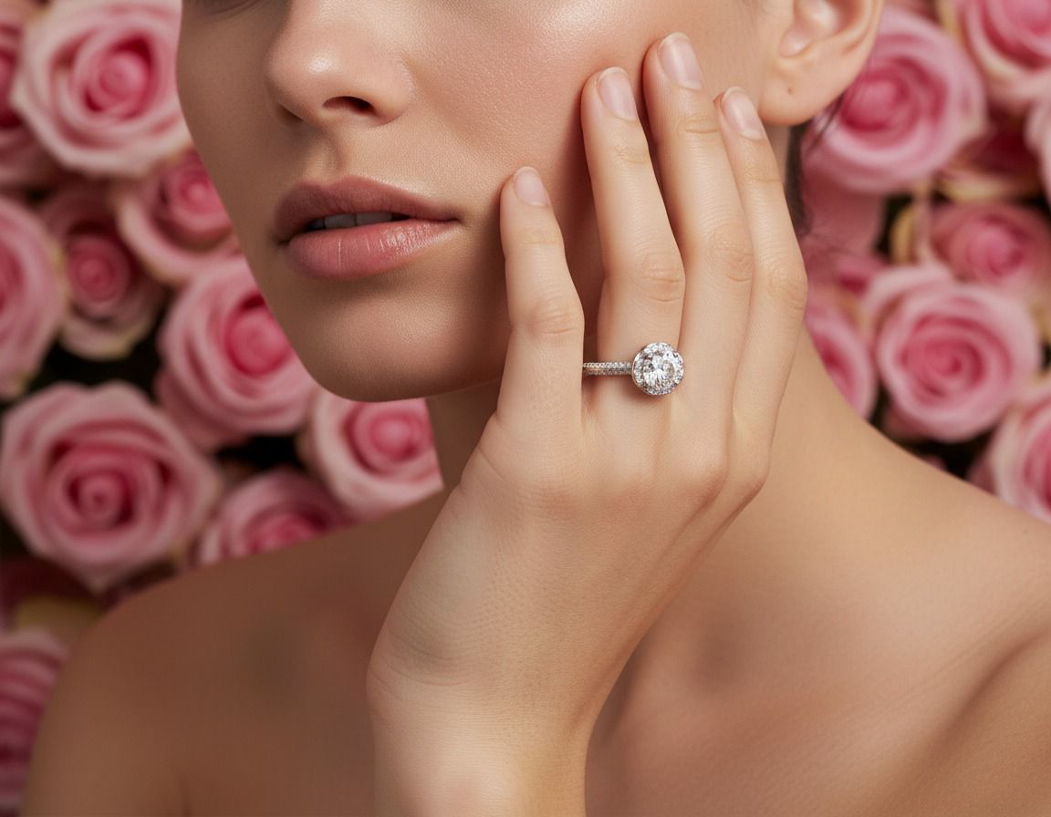 Crown Solitaire Ring – Adjustable