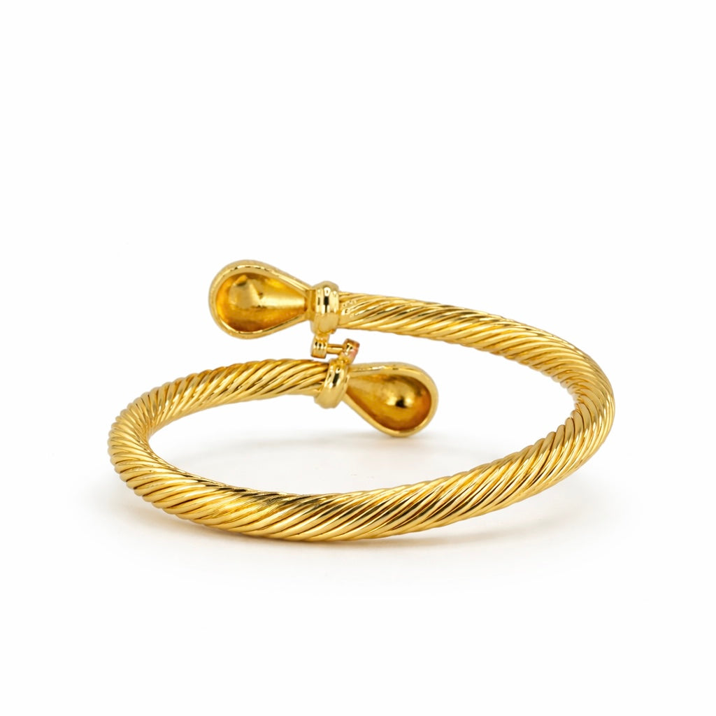 Aria Knot Twist Gold Bracelet