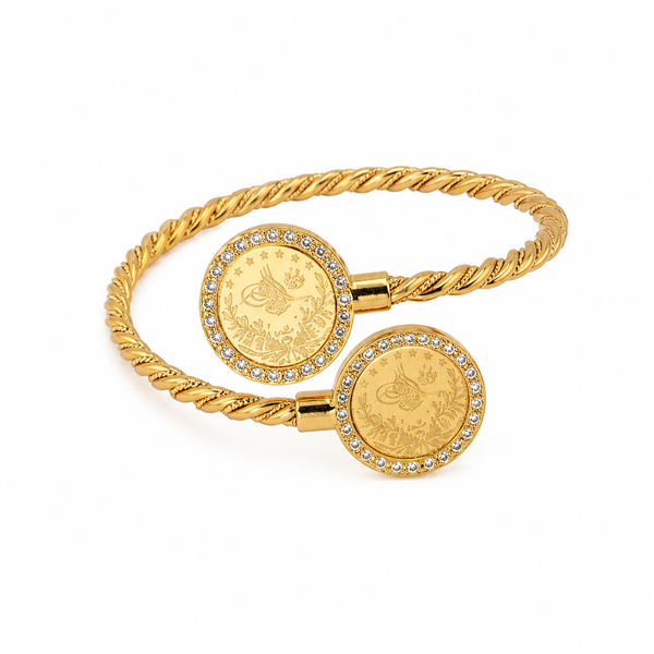 Ottoman Coin Cuff Bracelet