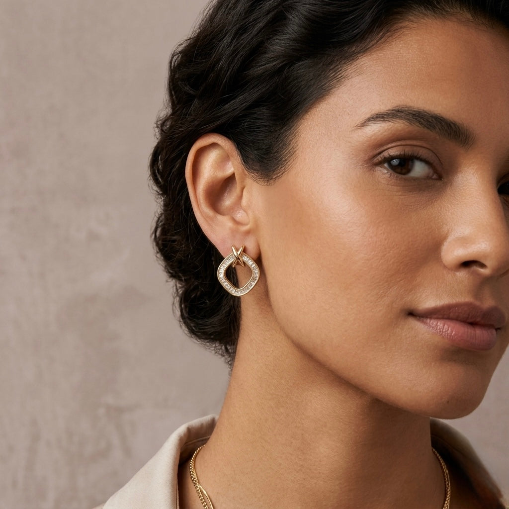 Celeste Halo Earrings