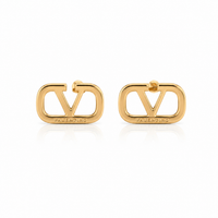Valentina V Gold Earrings