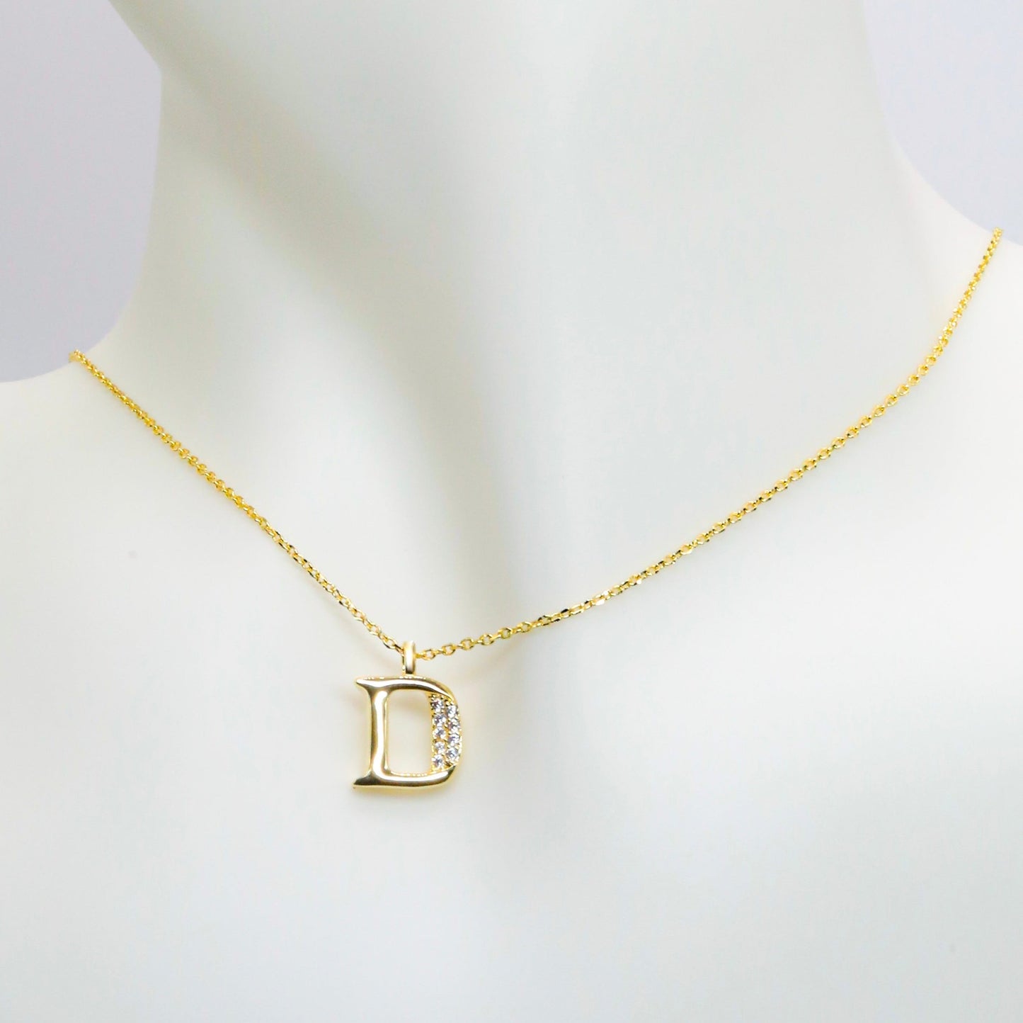 Golden Letter "D" Necklace