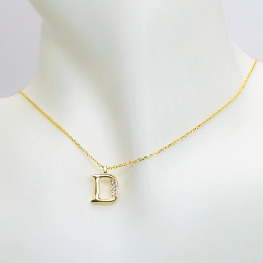 Golden Letter "D" Necklace