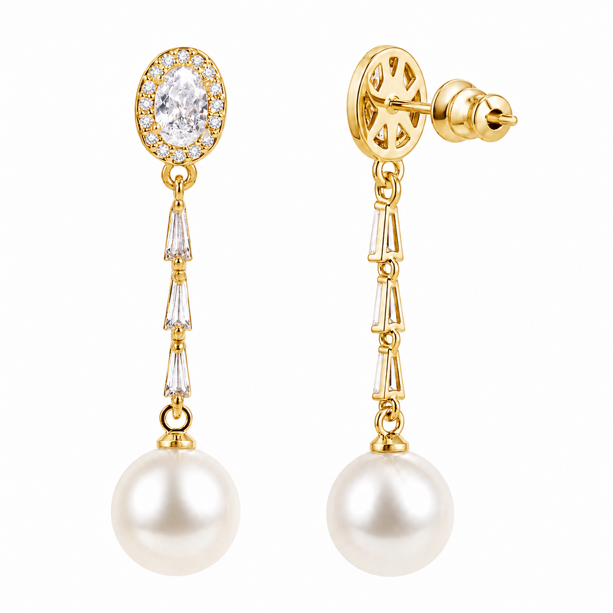 Luna Pearl Drop Earrings