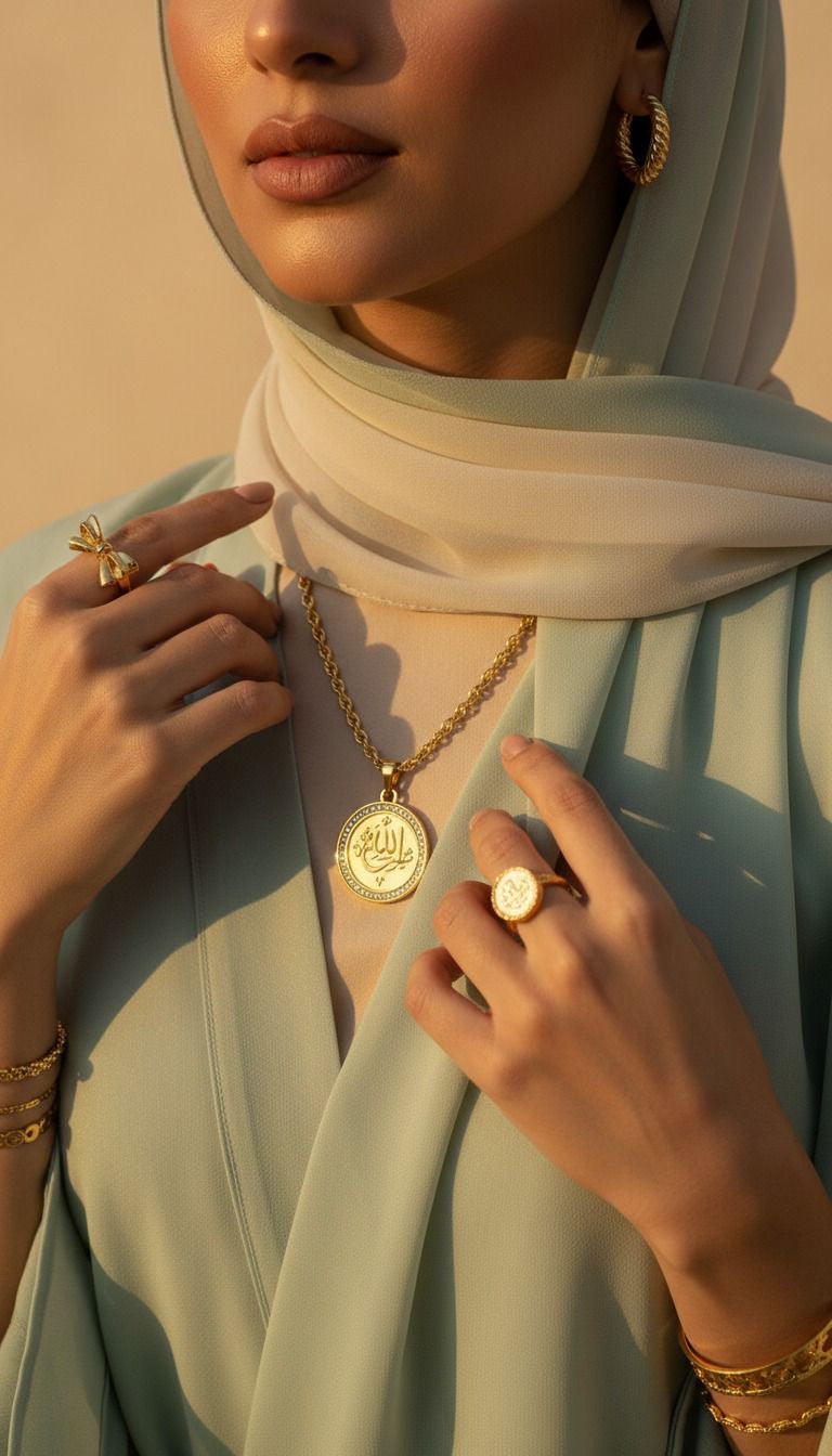 Noor Barakah Coin Necklace