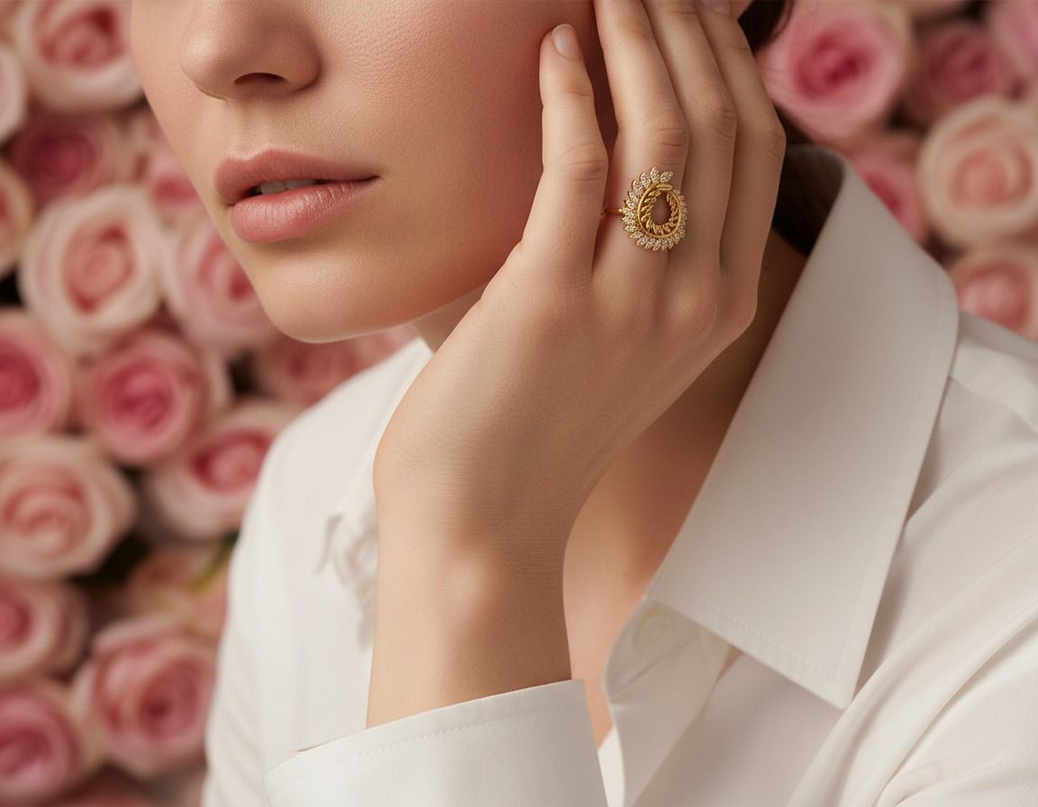 Royal Halo Statement Ring