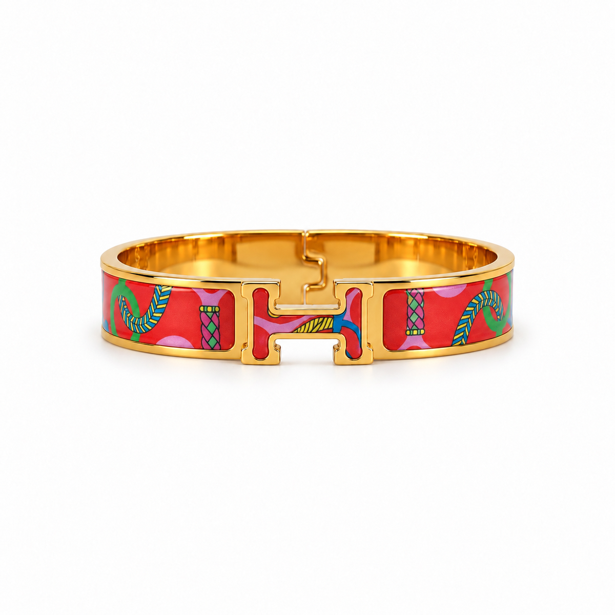 Crimson Mosaic Bracelet