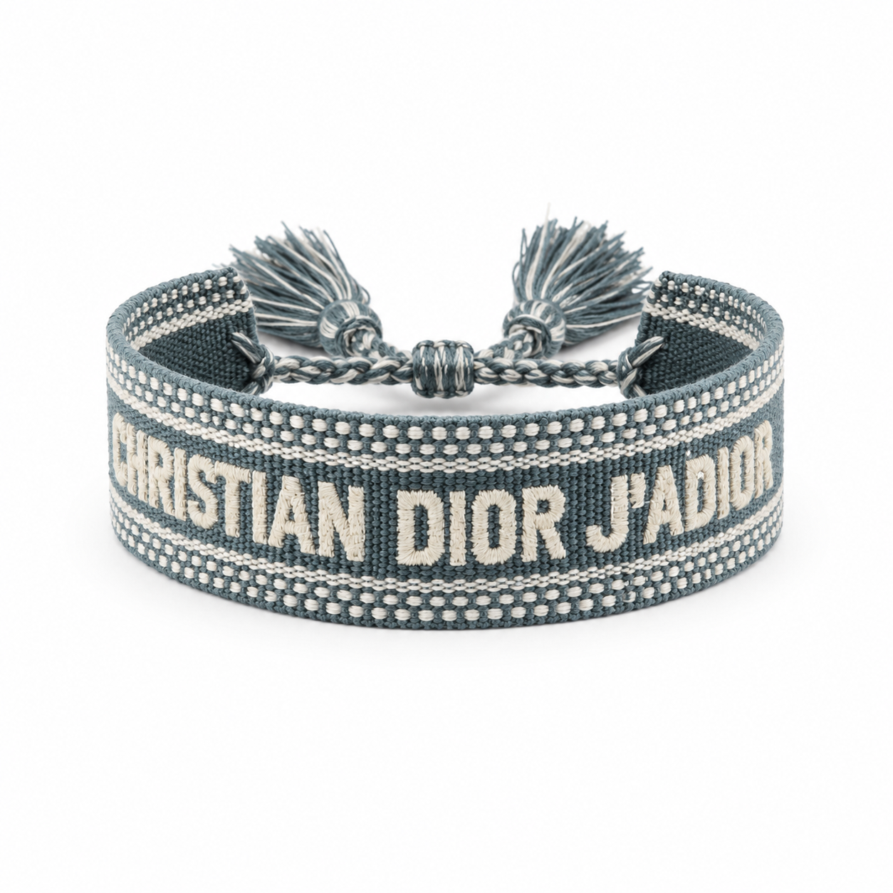 Slate Blue Woven Adjustable Bracelet