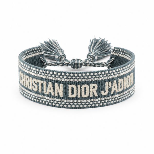 Slate Blue Woven Adjustable Bracelet