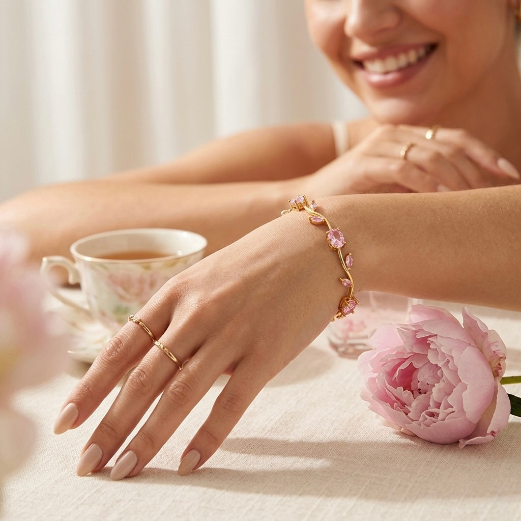 Pink Blossom Bracelet