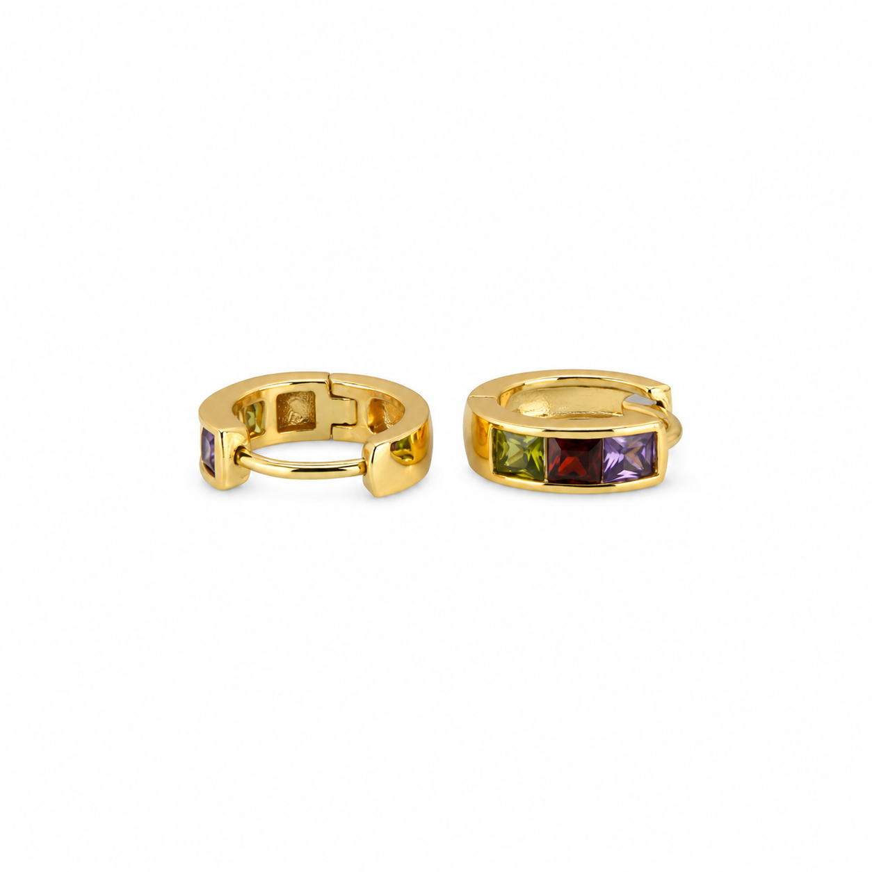 Aurora Trio Huggie Earrings