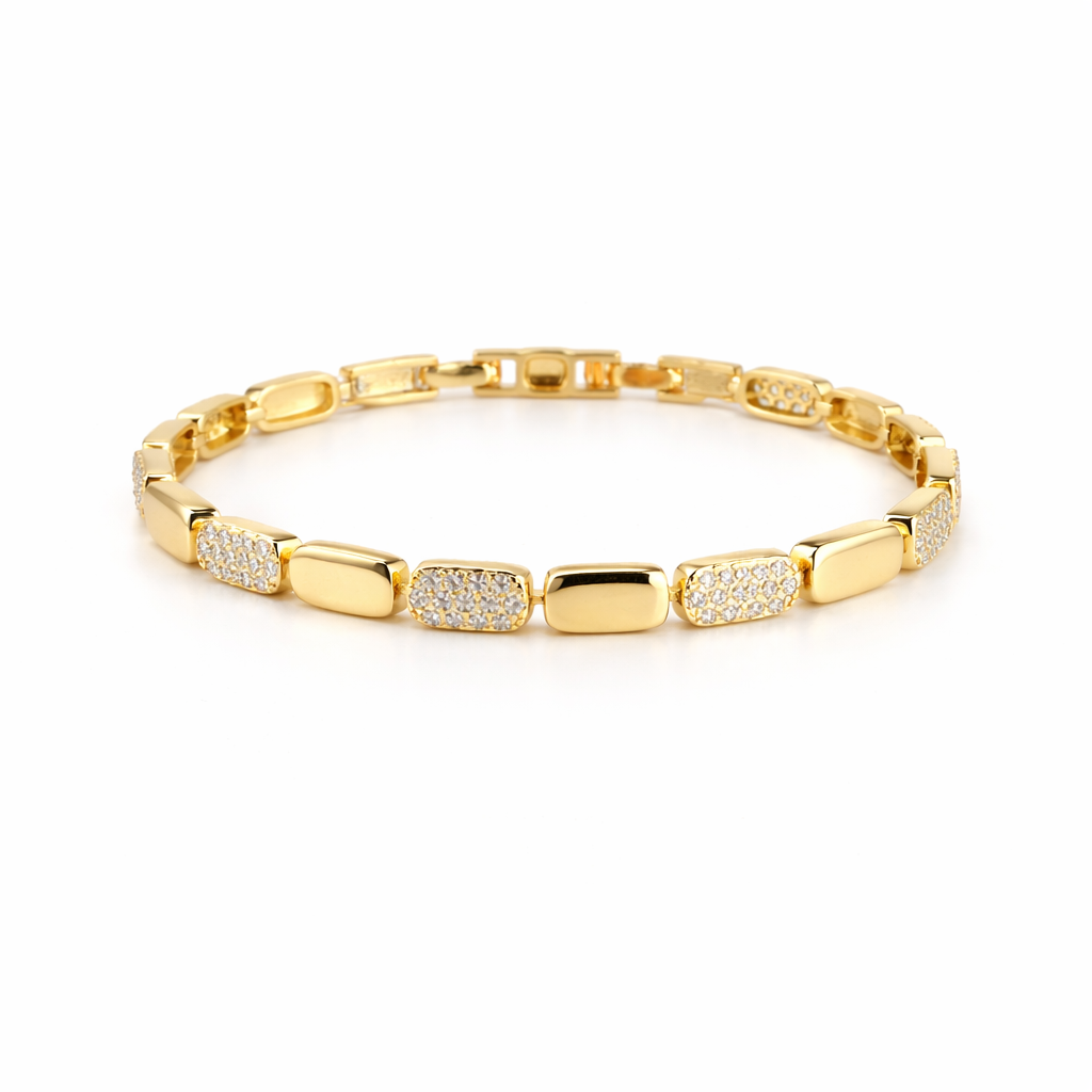 Radiant Link Crystal Bracelet