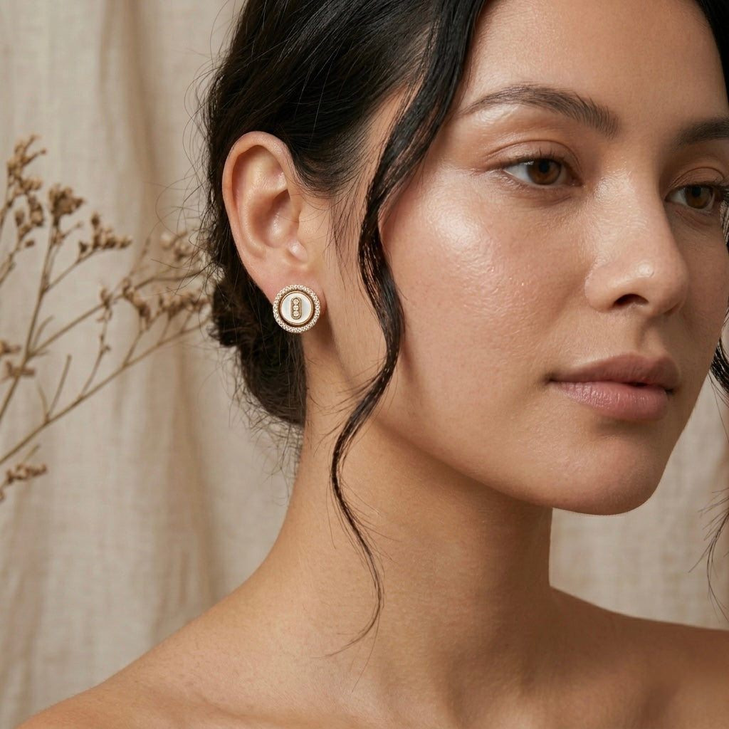 Imperial Pearl Stud Earrings