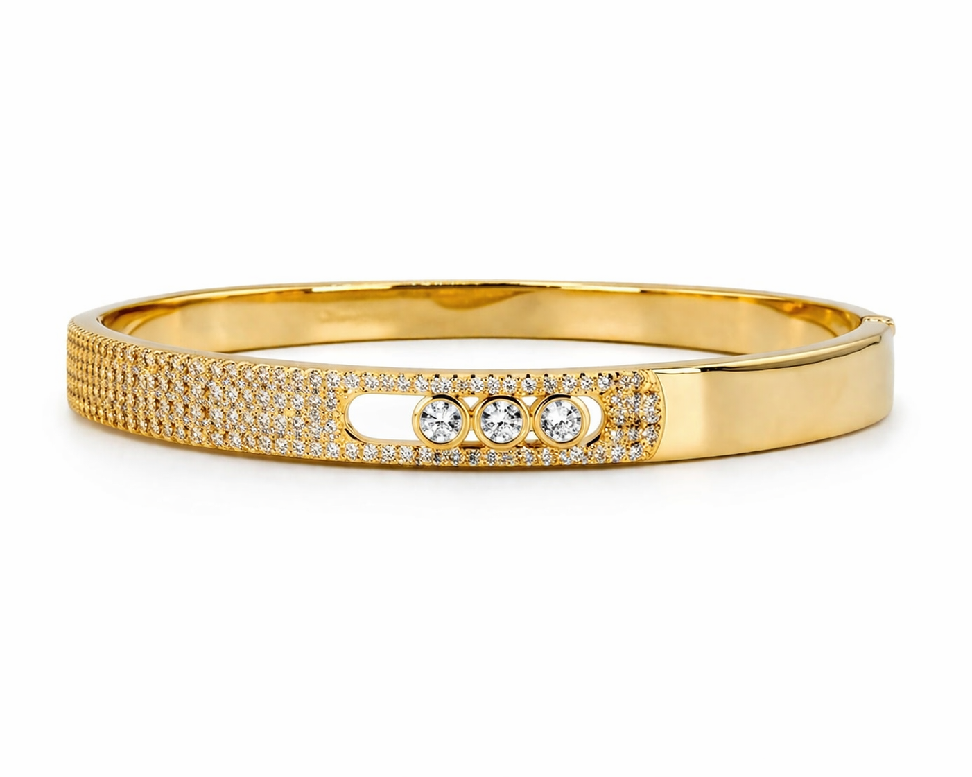 Royale Statement Pavé Bangle