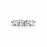Lumière Pear Eternity Ring