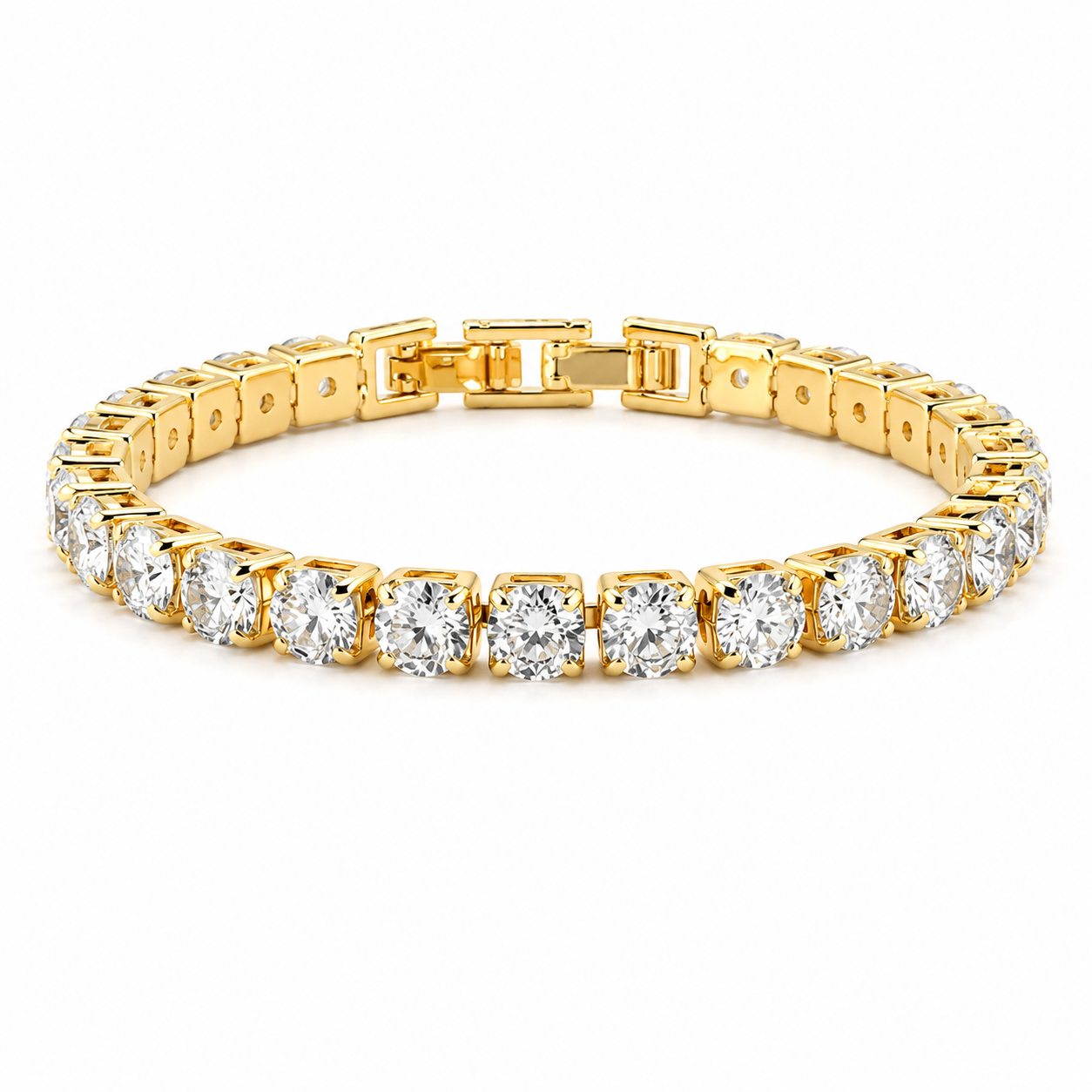 Monaco Wide Tennis Bracelet