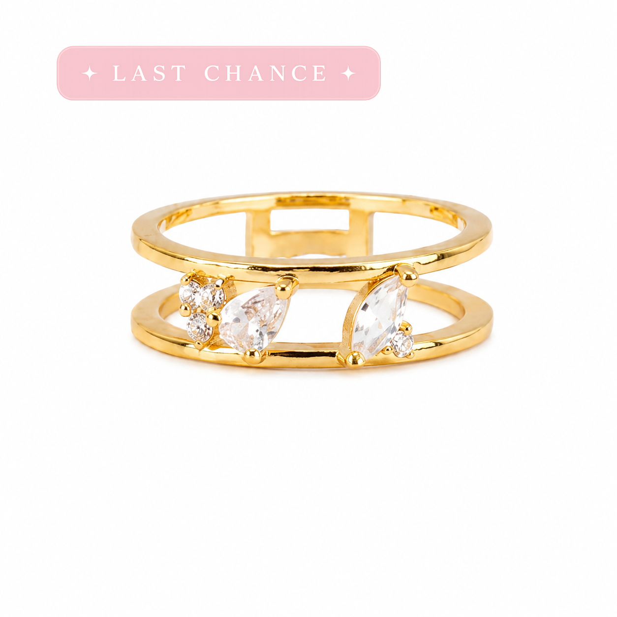 Celeste Open Zircon Ring