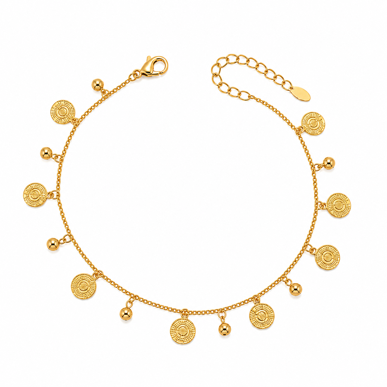 Luna Coin Charm Anklet