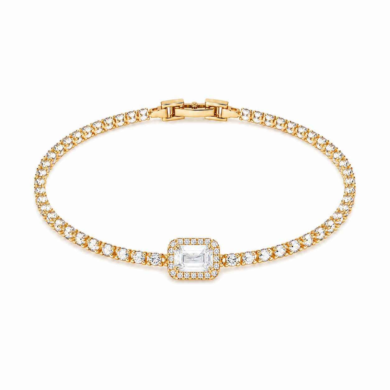 Lumière Emerald Cut Tennis Bracelet