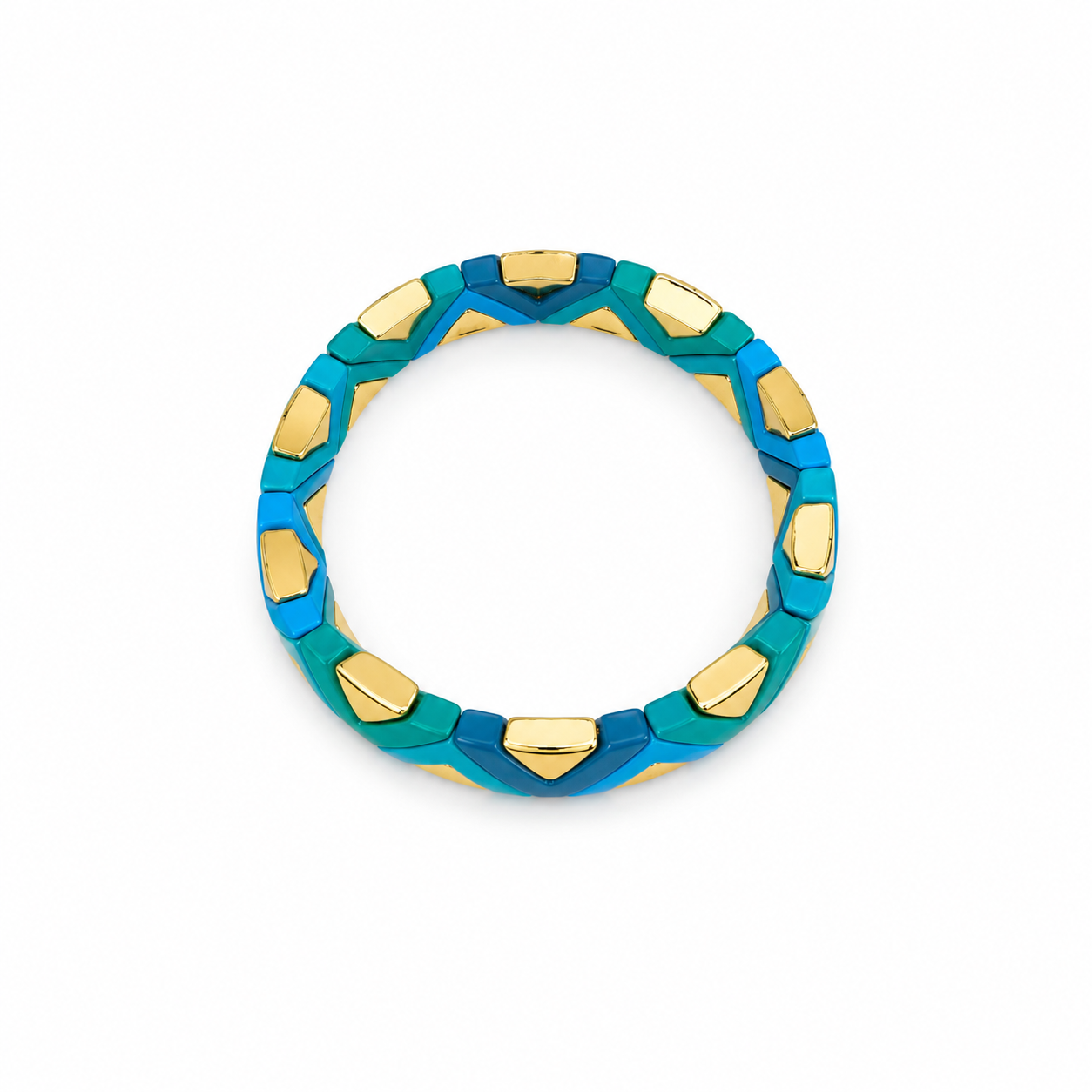 Ocean Mosaic Luxe Bangle