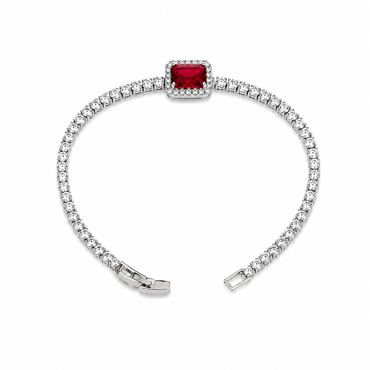 Ruby Royale Tennis Bracelet