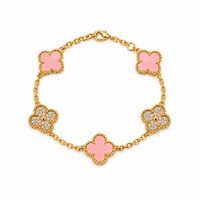 Rosé Clover Bracelet