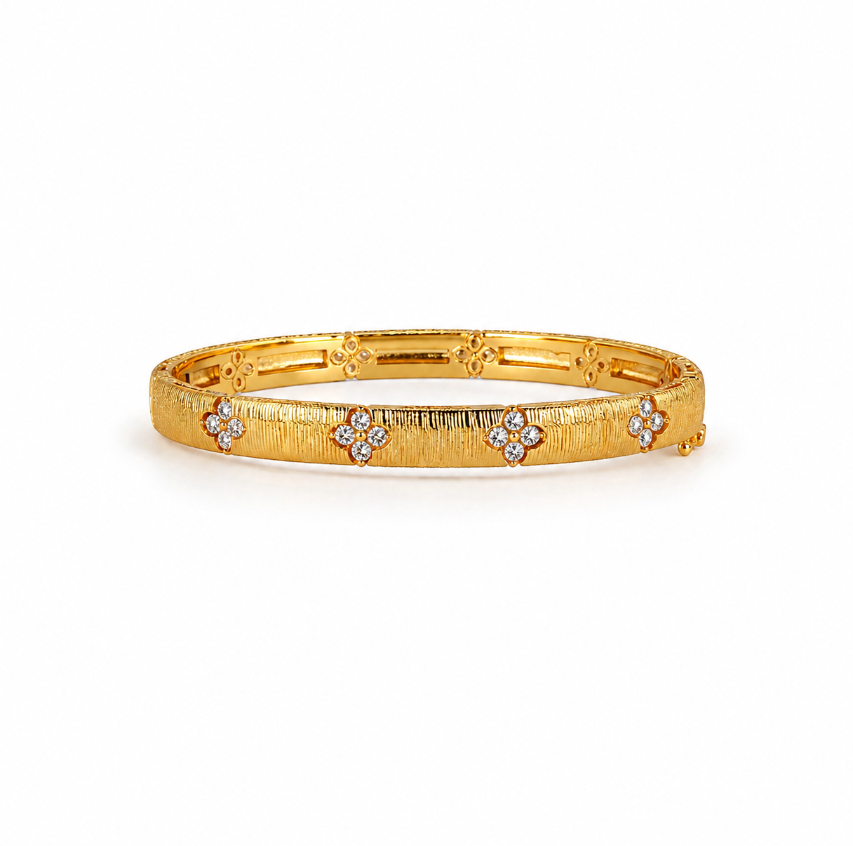 Luxe Floral Gold Bracelet