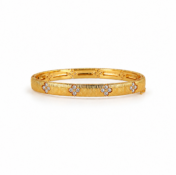 Luxe Floral Gold Bracelet