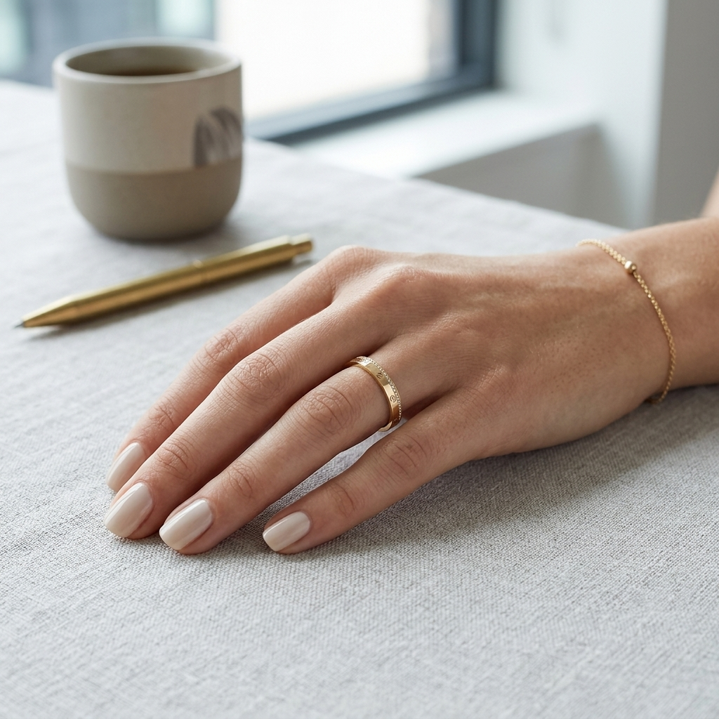 Golden Signature Ring