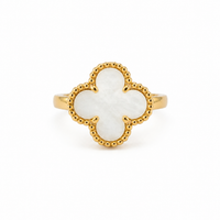 Clover Ring – White