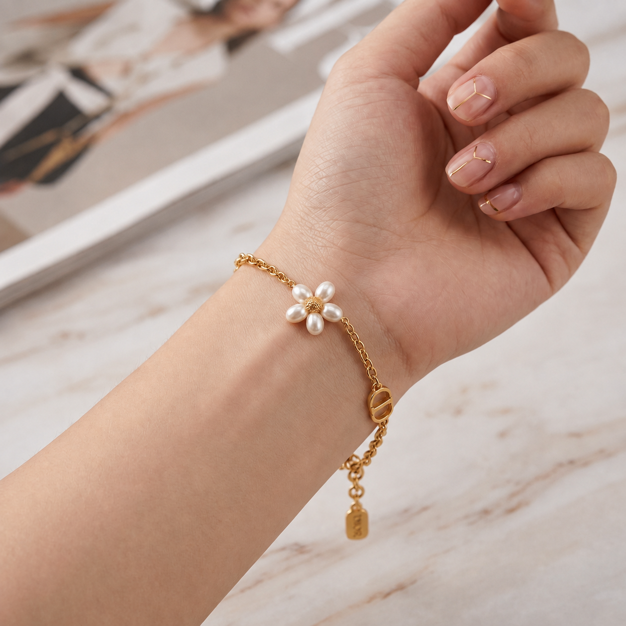 The Masterpiece Pearl Bloom Bracelet