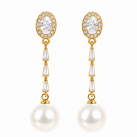 Luna Pearl Drop Earrings