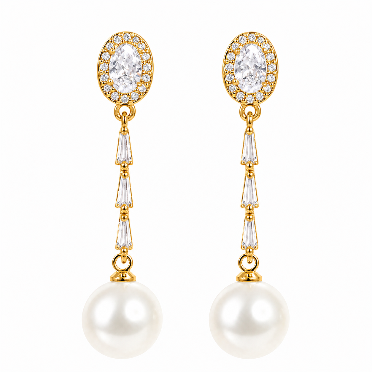 Luna Pearl Drop Earrings