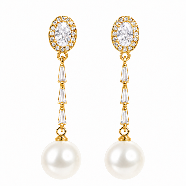 Luna Pearl Drop Earrings