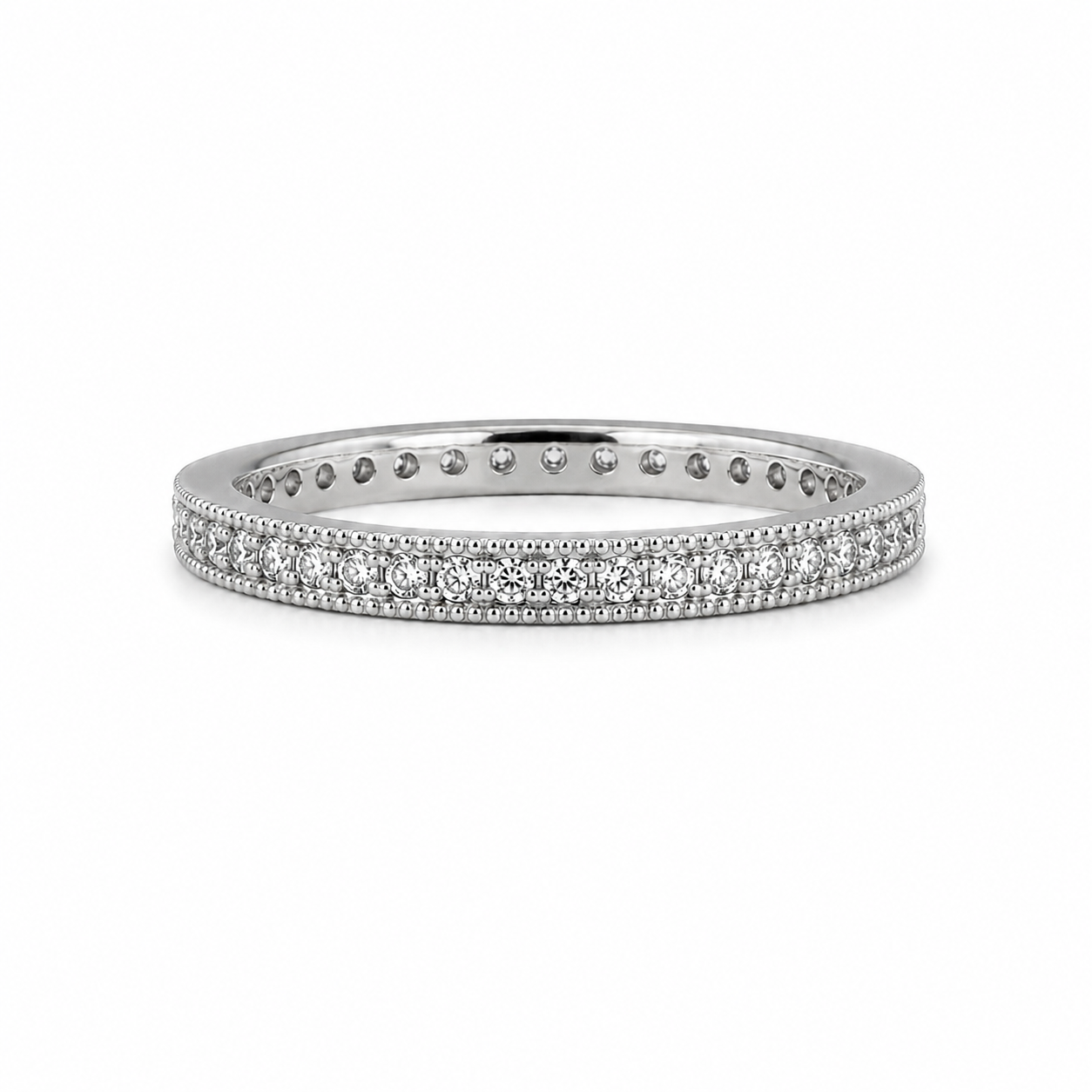 Silver Lumière Eternity Ring