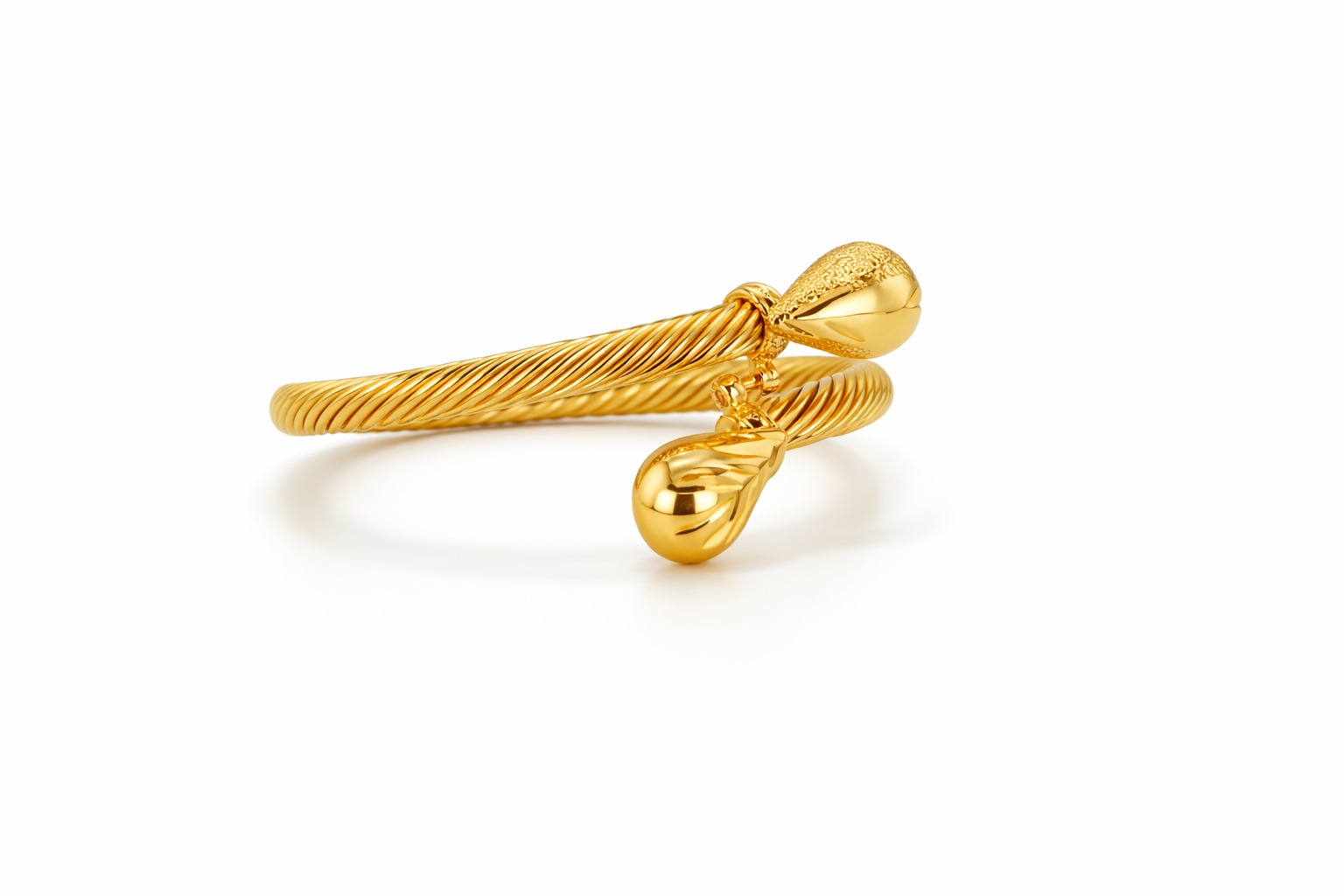 Aria Knot Twist Gold Bracelet