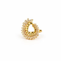 Royal Halo Statement Ring