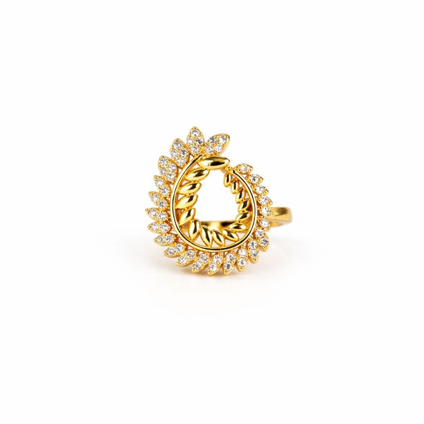 Royal Halo Statement Ring