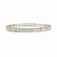 Luxe Crystal X Bangle