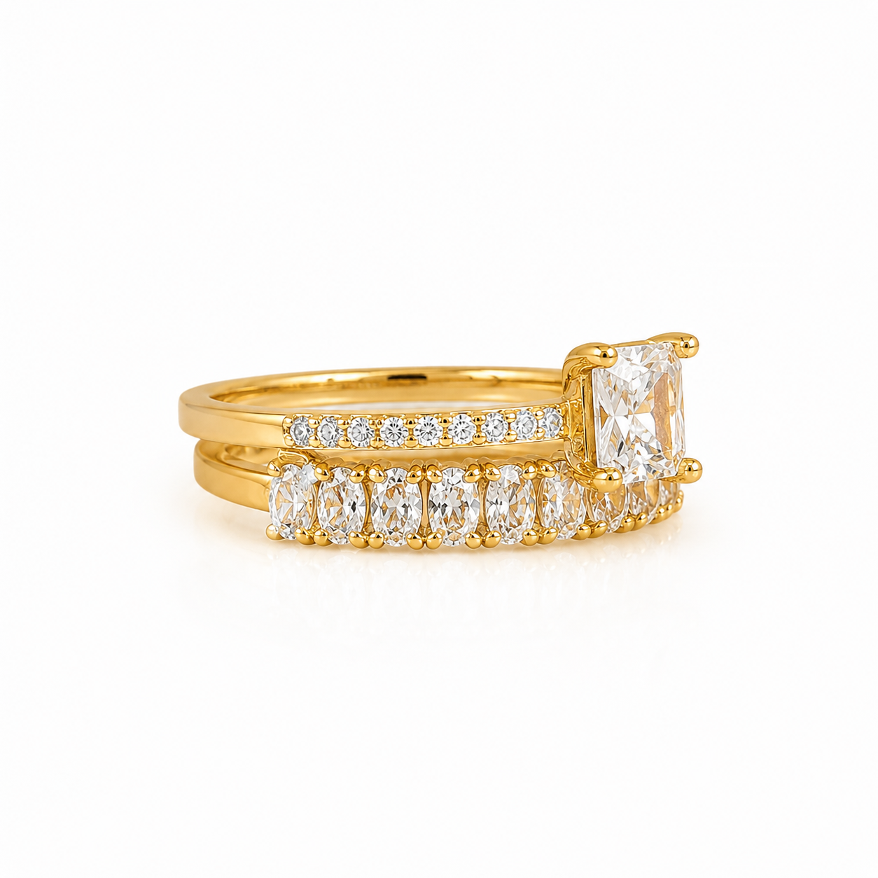 Princess Halo Ring Set