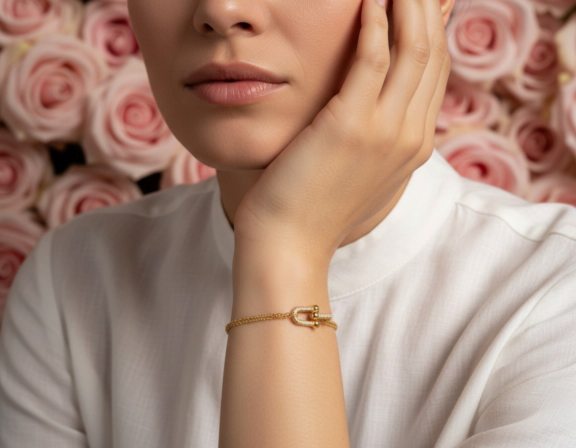 Lumière Link Crystal Bracelet